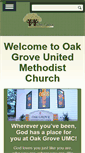 Mobile Screenshot of oakgroveunitedmethodist.org